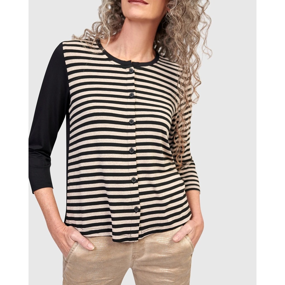 Urban‎ by Alembika Urban Vancouver Crew Cardigan Striped Size 1 (US 6-8)